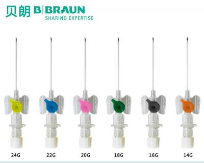 德国 贝朗动静脉留置针沃素安24G 加药壶 安全型 针头： 0.7×19