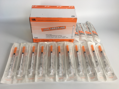 康德莱 一次性无菌胰岛素注射器 1ml U-100 注射针器打胰岛素的针